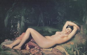 ए स्लीपिंग निम्फ, 1850